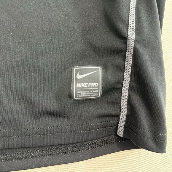 Men's Nike Dri Fit Tank Top Athletic Shirt Size Medium Black Fitted - Picture 7 of 11